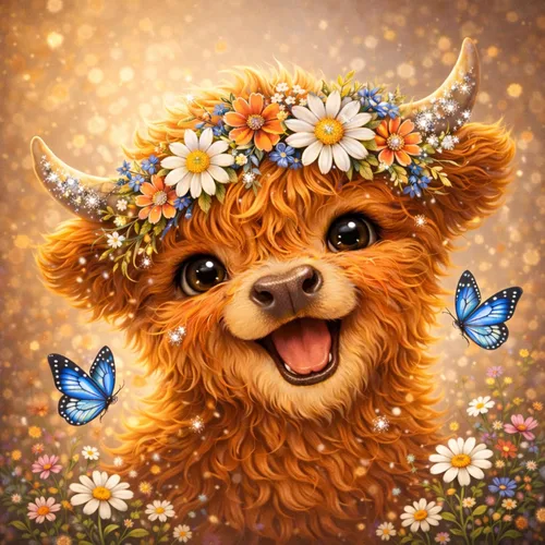 Vista 15 de Kits de pintura de diamantes de animales para adultos, paquete de 4 unidades, lindo tigre, vaca, gato, perro, kit de arte de diamantes, pintura