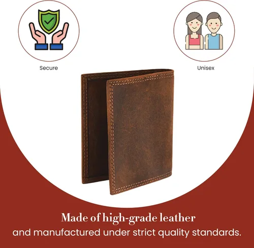 Vista 5 de Style N Craft Men's Bifold Credit Card Case