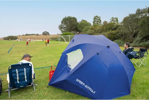 Vista 4 de Sport-Brella Premiere XL UPF 50+ - Paraguas para protección contra el sol y la lluvia