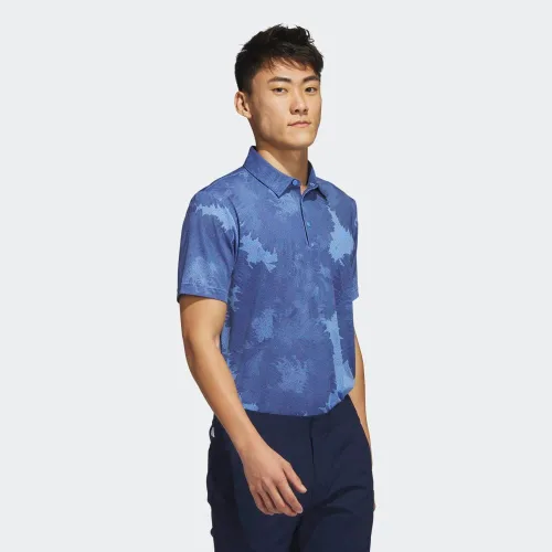 Vista 4 de adidas Men's Flower Mesh Golf Polo Shirt