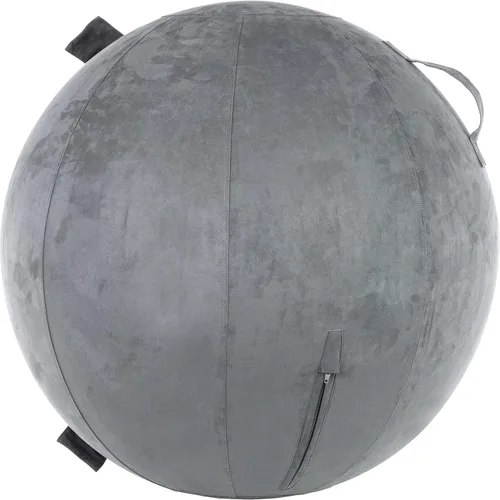 Vista 7 de Husband Pillow Exercise Ball, Cover with Pump for Yoga, Pilates, Fitness Balance Stability, Office Ball Chair Seat. Soft & Slip Resistant, Pro Guide