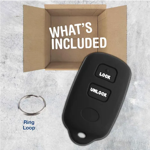 Vista 3 de KeyGuardz - Carcasa de goma suave para llave de automóvil sin llave para Toyota Scion Celica Corolla Echo Highlander Yaris