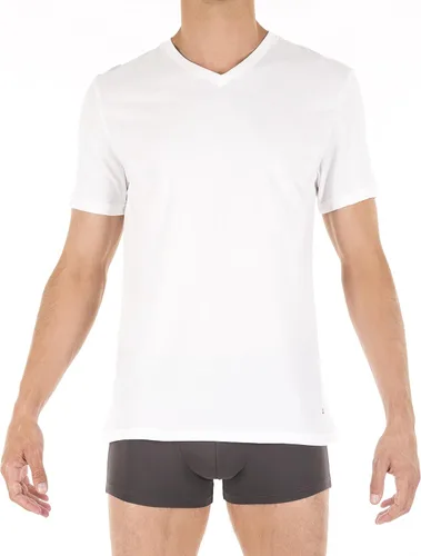 Vista 2 de Tommy Hilfiger Men's Cotton V-Neck Shirt 3-Pack