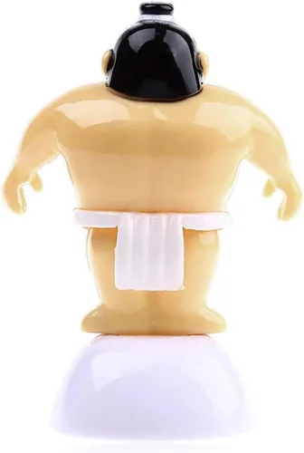 Vista 6 de Sumo Wrestler - Adorno de tablero de instrumentos para interior de automóvil con energía solar, regalo