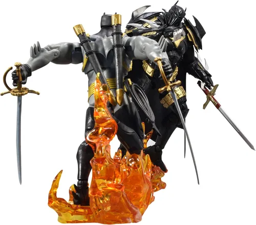 Vista 6 de DC Multiverse Batman vs Azrael (Batman Armor) - Figura de acción de 7 pulgadas con accesorios