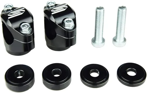 Vista 5 de SCAR Kit de elevador de manillar universal Ø Diámetro 22mm 7/8" Monturas de barra Abrazadera Dirtbike Motocicleta Moto Cross Enduro Quad Moto