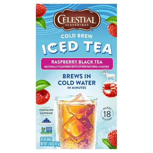 Vista 9 de Celestial Seasonings Té helado Cold Brew, Citrus Sunrise, sin cafeína, 18 bolsas de té (paquete de 6)