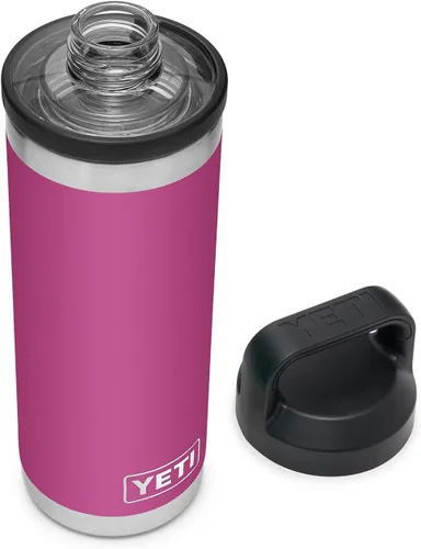 Vista 49 de YETI Rambler Botella de 18 oz, aislada al vacío, de acero inoxidable con tapa Chug, Seafoam Verde mar