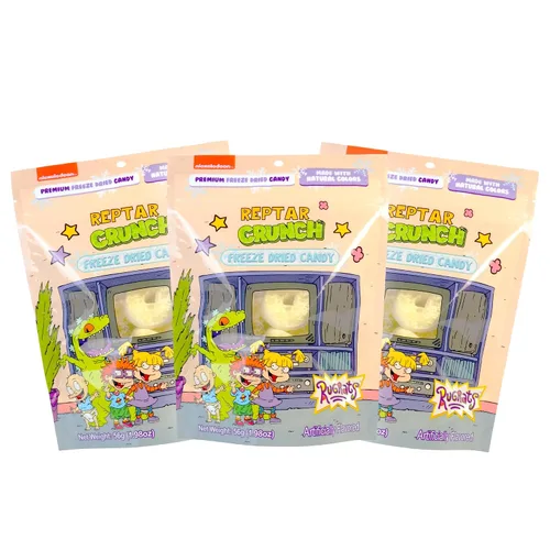 Vista 13 de Minions - Puffs de caramelo liofilizado de Navidad por Bubblegum Kids Relleno de calcetines, dulces de vacaciones, recuerdos de fiesta, sabor