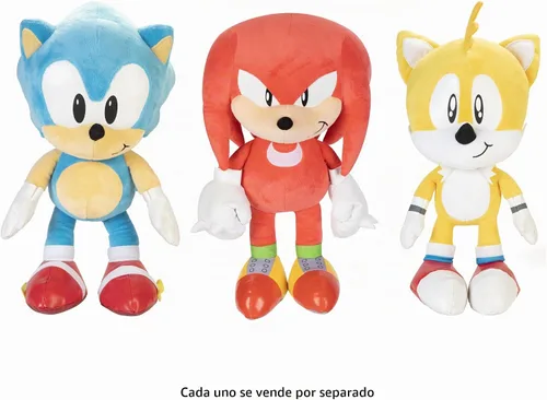 Vista 9 de JAKKS Pacific Sonic The Hedgehog Sonic Jumbo - Peluche de 18 pulgadas de alto