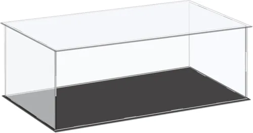 Vista 9 de MECCANIXITY Caja de exhibición acrílica Caja de almacenamiento de plástico Caja cúbica transparente pequeña Montaje a prueba de polvo Vitrina