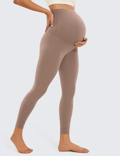 Vista 3 de CRZ YOGA Butterluxe - Leggings de maternidad para mujer, sobre el vientre, 25 pulgadas, pantalones suaves para entrenamiento, yoga, embarazo