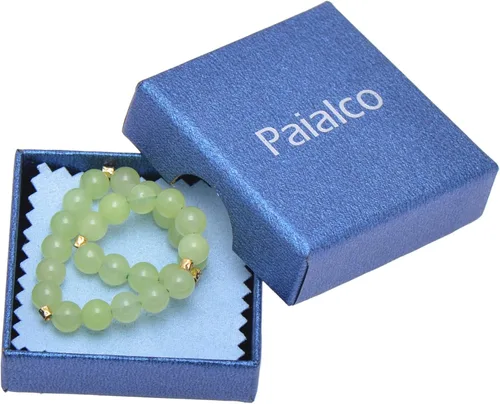 Vista 16 de Paialco Pulsera elástica de cuentas naturales o creadas de 0.236 in, pequeña para niñas y mujeres, 6.5 pulgadas