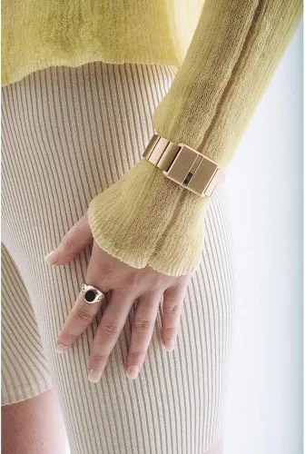 Vista 6 de Breda Reloj de pulsera de oro y metal Pulse para hombre 1024in Oro Movimiento de cuarzo