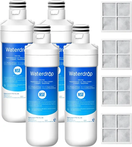 Vista 10 de Waterdrop Repuesto para filtro de aire para refrigerador LG® LT120F®, Kenmore Elite 469918, 9918, ADQ73214402, ADQ73214404, ADQ73334008, paquete de 3