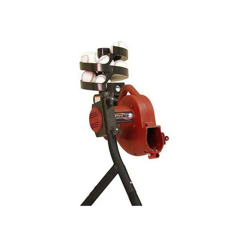 Vista 2 de Base HIT Pitching Machine y PowerAlley Batting CAGE