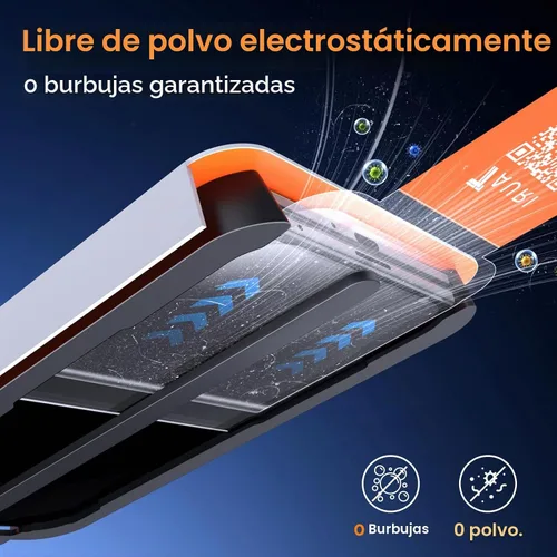 Vista 6 de TAURI 2 Pack for Samsung Galaxy Z Fold 8 Ultra Privacy Screen Protector Negro