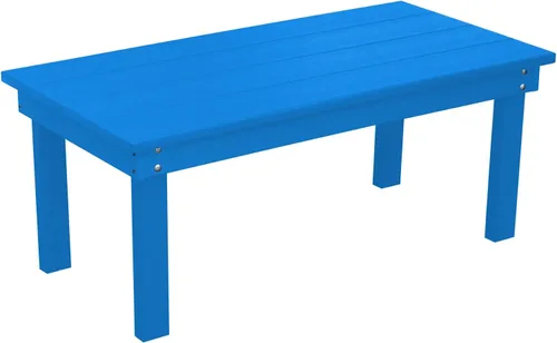 Vista 10 de Furniture Barn USA Poly Hampton - Mesa de café, color azul Azul (Aruba Blue)