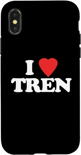 Vista 5 de I Love Tren - Funny Bodybuilder Weightlifting Workout Gym Case for iPhone 17