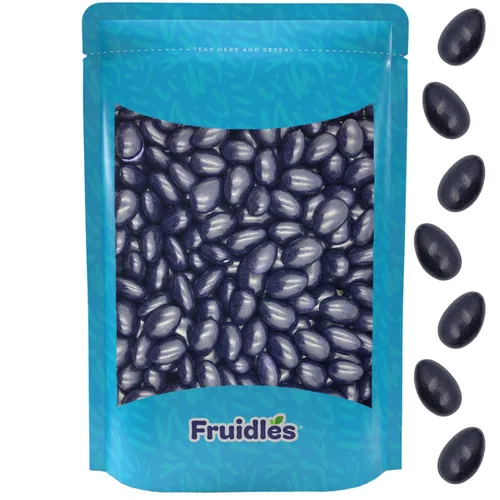 Vista 4 de Fruidles Vibrantes almendras de caramelo Jordan con un revestimiento de azúcar dulce, certificado Kosher Parve (1 libra, azul oscuro)