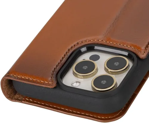 Vista 4 de VENOULT - Funda tipo cartera compatible con iPhone 14 Pro MAX / 15 Pro Max / 13 Pro Max / 13 Pro MAX / 13 Mini y todos, funda magnética desmontable