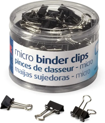 Vista 15 de Officemate Clips pequeños para carpeta, colores surtidos, 36 clips por tina (31028)