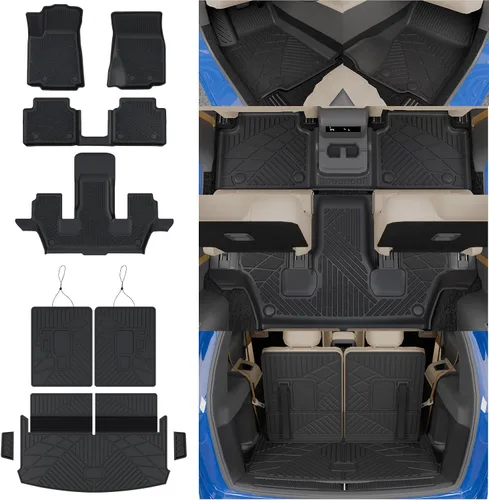 Vista 30 de Rongtaod Alfombrillas de Piso Compatibles con Honda CRV 2023 2024 2025 2026 Forro de Maletero Forro de Carga Alfombrilla de Carga Protector