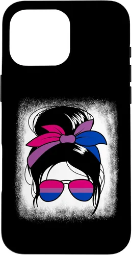 Vista 19 de iPhone 16 Bisexual Messy Bun Bi Sexual Women's Bisexual Case