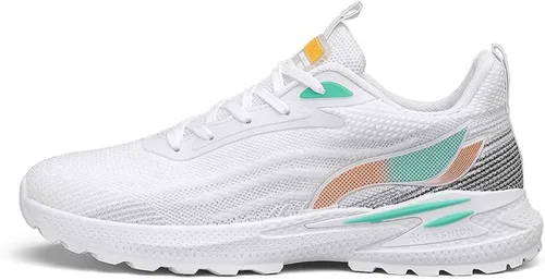Vista 2 de VAXAV Tenis de malla ligera para hombre, zapatos de moda para correr, trotar, caminar (6.5-10)
