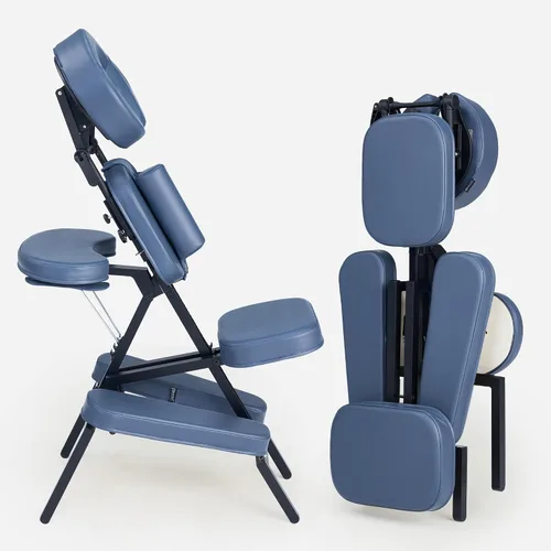Vista 11 de Master Massage - Silla profesional portátil y ligera para tatuaje/masaje - Marco de aluminio plegable con características ajustables y funda