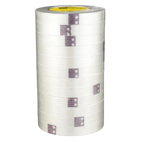 Vista 5 de 3M Scotch - Cinta de filamento 897, transparente, 0.709 in x 180.4 ft, 5 mil