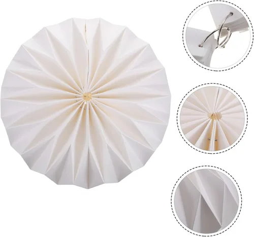 Vista 2 de DOITOOL Cubierta de lámpara decorativa magnética, accesorio de cubierta de luz para decoración del hogar, estilo único de linterna de origami