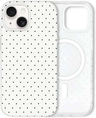 Vista 171 de Hython Funda para iPhone Air, diseño estético de lunares lindos, funda simple de 6.5 pulgadas, delgada, antiarañazos, parachoques de TPU suave, a