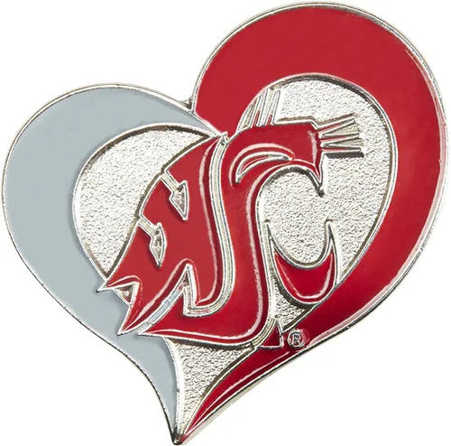 Vista 14 de aminco NCAA - Pin de corazón de remolino unisex
