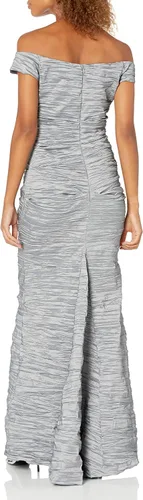 Vista 5 de Alex Evenings Vestido largo ajustado con hombros descubiertos para mujer