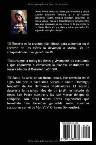 Vista 2 de Santo Rosario. Modos de rezarlo, Oraciones y Meditaciones Letra grande (Spanish Edition)