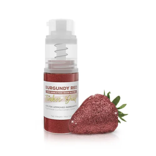 Vista 29 de Bakell - Brillantina Negra Tinker Dust (4g, 1x Mini Bomba de Pulverización) Brillantina Comestible para Alimentos, Postres y Bebidas! Negro