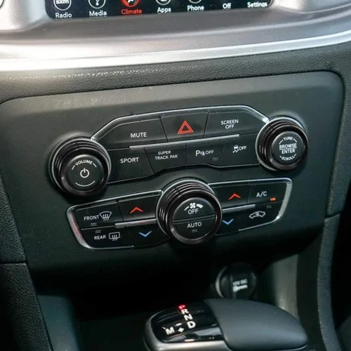 Vista 3 de Cubierta de botón del interruptor de volumen del aire acondicionado AC para Dodge Ram 1500 2500 3500 2013-2018 para Dodge Challenger Charger Durango