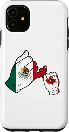 Vista 5 de iPhone 15 Parent and child Mexico Canada family Case
