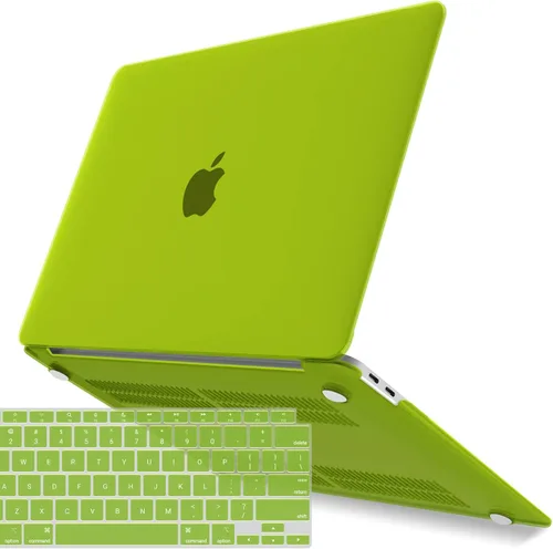 Vista 10 de IBENZER Compatible con Nuevo MacBook Air de 13 pulgadas Funda 2022 2021 2020 M1 A2337 A2179 A1932, Carcasa Rígida de Plástico con Cubierta de azul