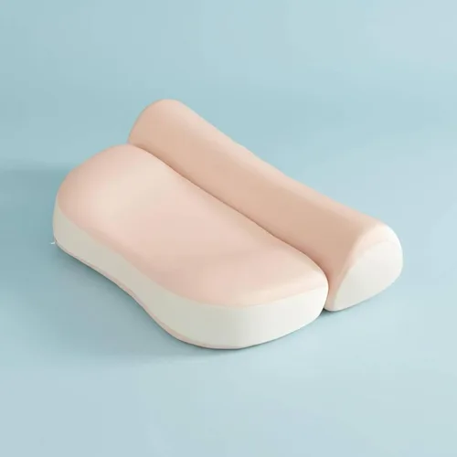 Vista 6 de Memory Foam Pillow Cervical Pillow Neck Pillow with Contoured Shape for Neck and Shoulder Alignment Slow Resilient Foam Removable Cover Suitable for