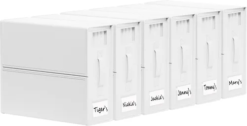 Vista 13 de SUOCO SheetCube - Organizadores de sábanas y almacenamiento de 2 unidades, organizador plegable de lino para armario, contenedor de caja