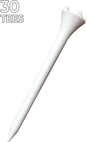 Vista 3 de Pride Performance - Camiseta de golf blanca de 2-3/4 pulgadas, 30