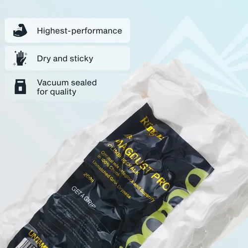 Vista 2 de RUNGNE Premium Climbing Chalk - High Performance Chalk for Rock Climbing, Bouldering, Weightlifting & More - Unmatched Grip and Skin Friendly