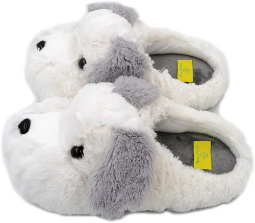 Vista 2 de Millffy - Zapatillas de peluche para perros de peluche para perros