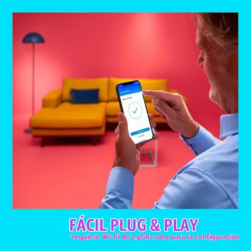 Vista 3 de WiZ Connected Kit de base de tira de luz LED de 13 pies + extensión, tira de luz LED multicolor que cambia de color para tu hogar inteligente