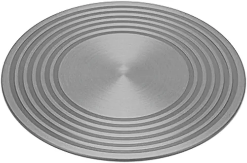 Vista 9 de Difusor de calor de 9.4 pulgadas para estufa de gas, placa difusora de calor sin n-stick Aluminum Reducer Flame Guard Simmer Ring Plate,Round Fast