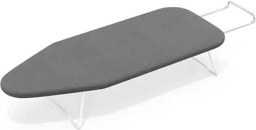 Vista 13 de Tabla de planchar pequeña de 12 x 38 pulgadas, tabla de planchar pequeña con base de metal de malla, mini tablas de planchar de mesa que ahorran