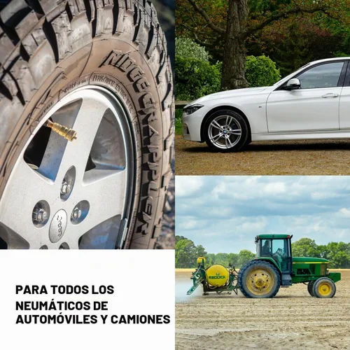 Vista 4 de Deflatores de neumáticos y Medidor de presión para neumáticos de 80 PSI, ajustable, automático para coche, camión, motocicleta de Bolder Tools.