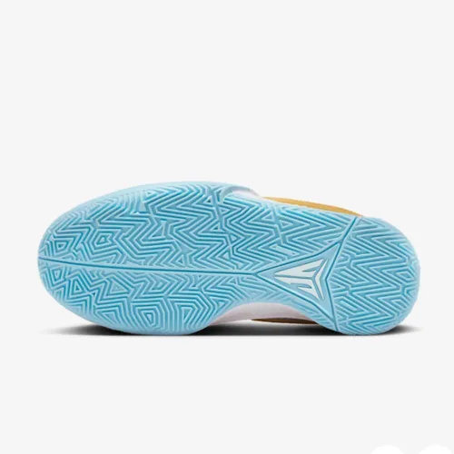Vista 4 de Nike Ja 1 - Zapatos de baloncesto para niños grandes (FZ8327-103, blancoazul acuarioazul glaciar)